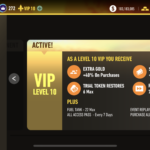 VIP10 + 500K Glod